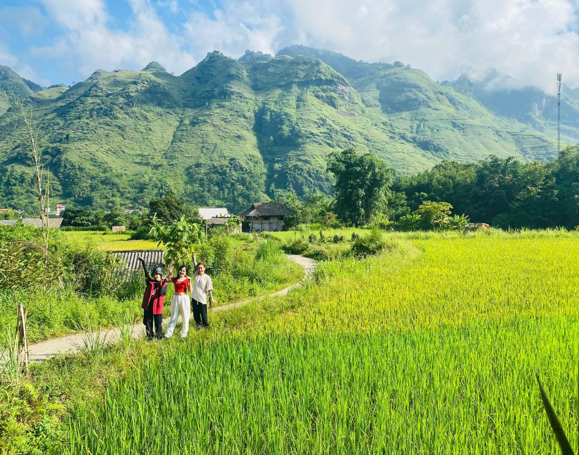 Du Gia Field View Homestay Làng Cac Eksteriør billede